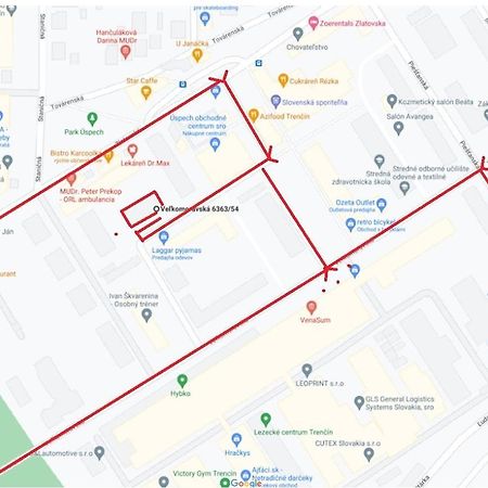 Slnecny Byt V Blizkosti Historickeho Centra Trenčín Kültér fotó